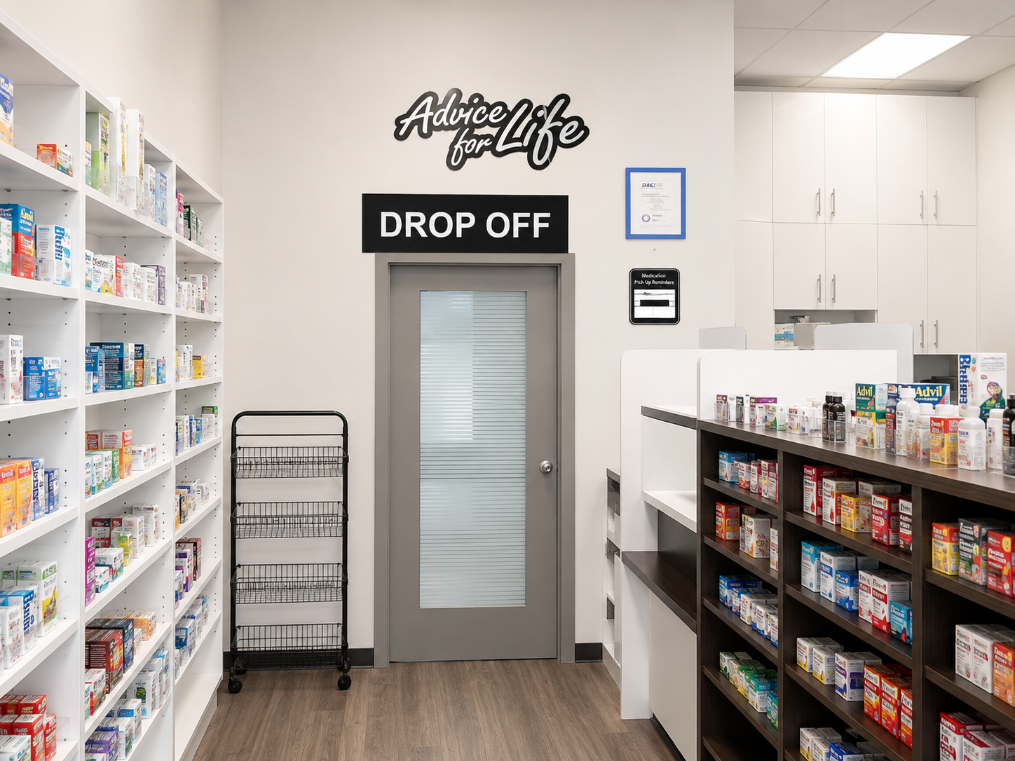 Drop off area